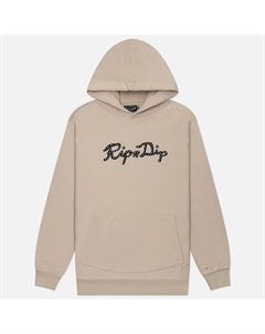 Мужская толстовка Script Distressed Hoodie Ripndip