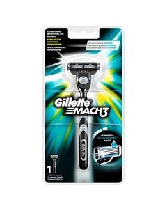 Станок для бритья MACH3 + кассета Gillette