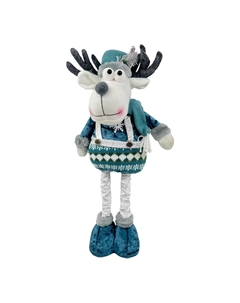 Фигура новогодняя 64см Winter Deer (blue) GM892159-C Калядны час