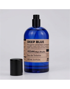 Туалетная вода мужская Deep Blue бергамот мята капучино морская вода амбра 100.0 Vegan.love.studio