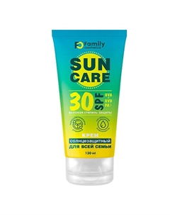 Солнцезащитный крем для всей семьи SPF 30 «Family Sun» 130.0 Family cosmetics