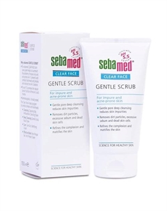 Нежный скраб Clear Face для проблемной кожи 150.0 Sebamed