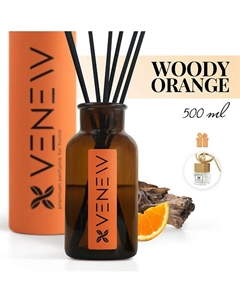 Диффузор ароматизатор для дома парфюм WOODY ORANGE 500.0 Venew