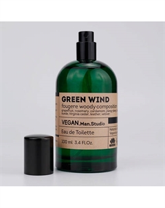 Туалетная вода мужская Green Wind свежий цитрусовый 100.0 Vegan.love.studio