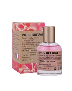 Парфюмерная вода женская Pink Perfume абрикос шампанское взбитые сливки 50.0 Vegan.love.studio