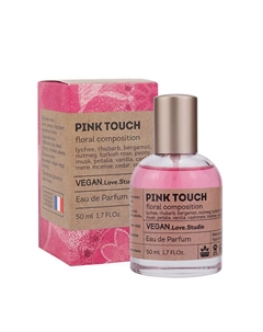 Парфюмерная вода женская Pink Touch ревень личи турецкая роза ладан ваниль 50.0 Vegan.love.studio