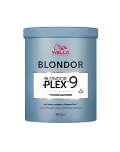 Обесцвечивающая пудра плекс без образования пыли Blondor Plex 800.0 Wella professionals