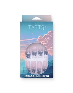 Накладные ногти (24 типсы + клеевые стикеры + пилочка) Tatts