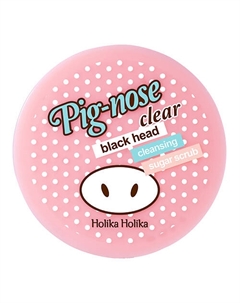 Очищающий сахарный скраб Pig-nose Clear Black Head Cleansing Sugar Scrub Holika holika