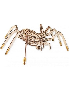 Деревянный конструктор 3D SPIDER (Паук) 1.0 Ewa eco-wood-art