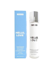 Увлажняющий крем с гемискваланом и гиалуроновой кислотой HELLO, LOVE 50.0 Prosto cosmetics