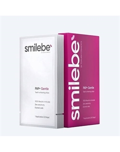 Отбеливающие полоски для чувствительных зубов PAP+Gentle 28 полосок 14.0 Smilebe by toplash