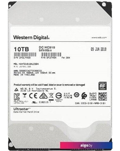 Жесткий диск Ultrastar He10 10TB HUH721010ALE600 Wd