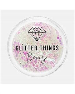 Глиттер Гель Блёстки для глаз, лица и тела "Барби" Glitter things