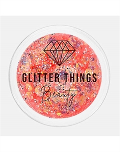 Глиттер Гель Блёстки для глаз, лица и тела "Коралловое Море " Glitter things