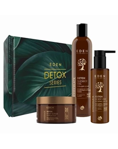 Подарочный Набор молочко для тела + гель для душа +скраб DETOX Chocolate Eden