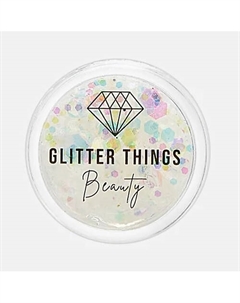 Глиттер Гель Блёстки для глаз, лица и тела "Радужная Русалка" Glitter things