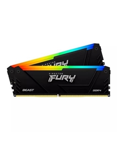 Оперативная память FURY Beast RGB 2x8ГБ DDR4 3733 МГц KF437C19BB2AK2/16 Kingston