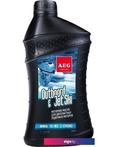 Моторное масло Outboard&JetSki 2Т Oil NMMA TC-W3 1л Aeg lubricants