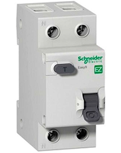 Дифференциальный автомат EASY 9 1П+Н 10А 30мА C ACEZ9D34610 Schneider electric