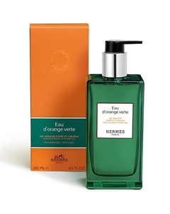 HERMES Парфюмированный гель-шампунь Eau D'Orange Verte, для тела и волос Hermes