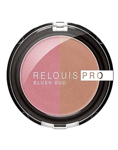 Румяна для лица BLUSH DUO компактные Relouis