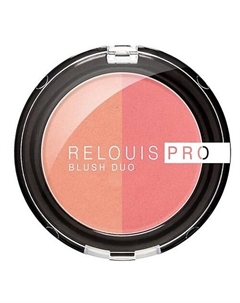 Румяна для лица BLUSH DUO компактные Relouis