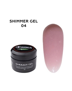 Гель камуфлирующий для наращивания ногтей SHIMMER GEL Berka