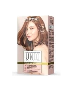 Крем-краска для волос Uniq Sense 7/74 Estel