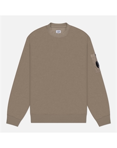 Мужская толстовка Reverse Brushed & Emerized Diagonal Fleece Mixed Crew Neck C.p. company