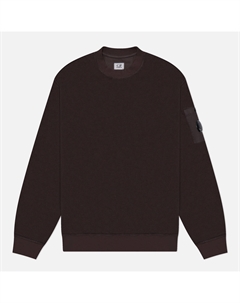 Мужская толстовка Reverse Brushed & Emerized Diagonal Fleece Mixed Crew Neck C.p. company