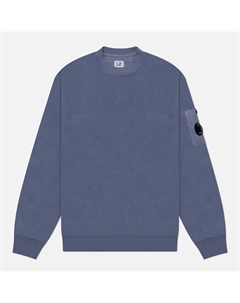 Мужская толстовка Reverse Brushed & Emerized Diagonal Fleece Mixed Crew Neck C.p. company