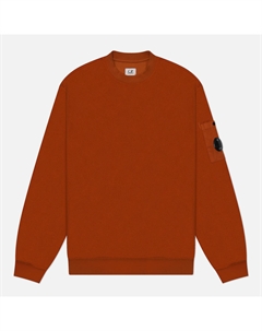 Мужская толстовка Reverse Brushed & Emerized Diagonal Fleece Mixed Crew Neck C.p. company