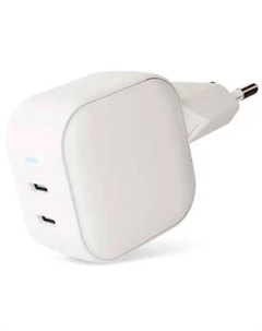 Сетевое зарядное G-Charge USB-C+USB-A 45W (белый) Vlp