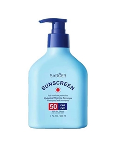 Лосьон SPF50+ PA+++ осветляющий и увлажняющий водостойкий Sadoer