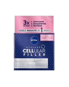 Крем-филлер ночной для лица CELLULAR Nivea