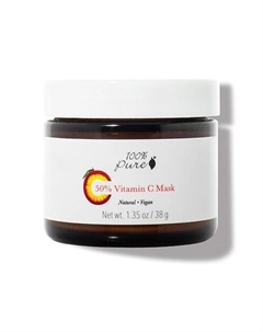 Маска для лица порошковая каолиновая с витамином С и Каму-Каму Vitamin C Mask 100% pure