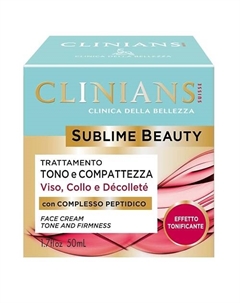 Крем для лица тонизирующий и укрепляющий Sublime Beauty Clinians