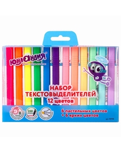 Набор текстовыделителей COLORSTAR Юнландия