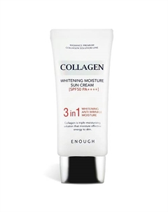 Увлажняющий солнцезащитный крем Whitening Collagen 50.0 Enough