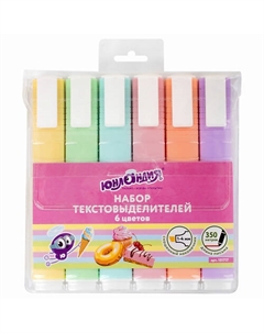 Набор текстовыделителей COLORSTAR PASTEL Юнландия