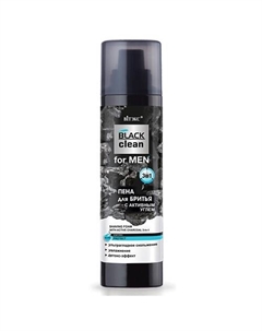 Пена для бритья с активным углем 3 в 1 BLACK CLEAN FOR MEN 250.0 Витэкс