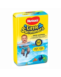 Подгузники Little Swimmers для плавания 3-8кг 12.0 Huggies