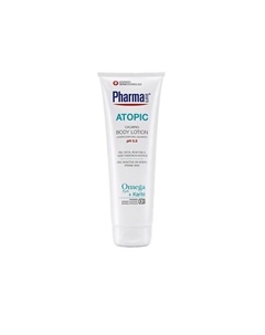 Молочко для тела успокаивающее для сухой и чувствительной кожи Pharma Line Atopic Body Lotion Herbal