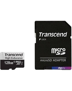 Карта памяти microSDXC TS128GUSD350V 128GB (с адаптером) Transcend