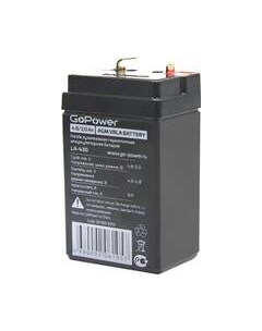 Батарея для ИБП LA-430 4V 3Ah / 00-00018350 Gopower