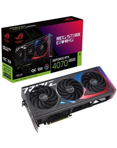 Видеокарта ROG Strix GeForce RTX 4070 Super 12GB GDDR6X OC Edition ROG-STRIX-RTX4070S-O12G-GAMING Asus