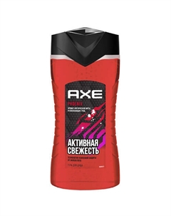 Гель для душа мужской арктическая мята и травы, свежесть 12 часов Phoenix Axe