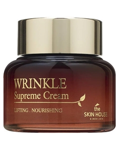 Крем питательный разглаживающий морщины с женьшенем Wrinkle Supreme Cream The skin house