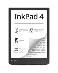 Электронная книга 743G InkPad 4 (черный/серебристый) Pocketbook